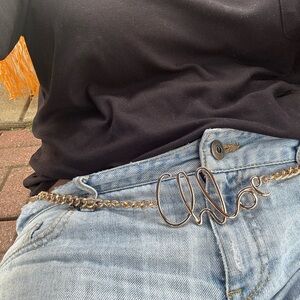 Chloe Gold Chain Belt